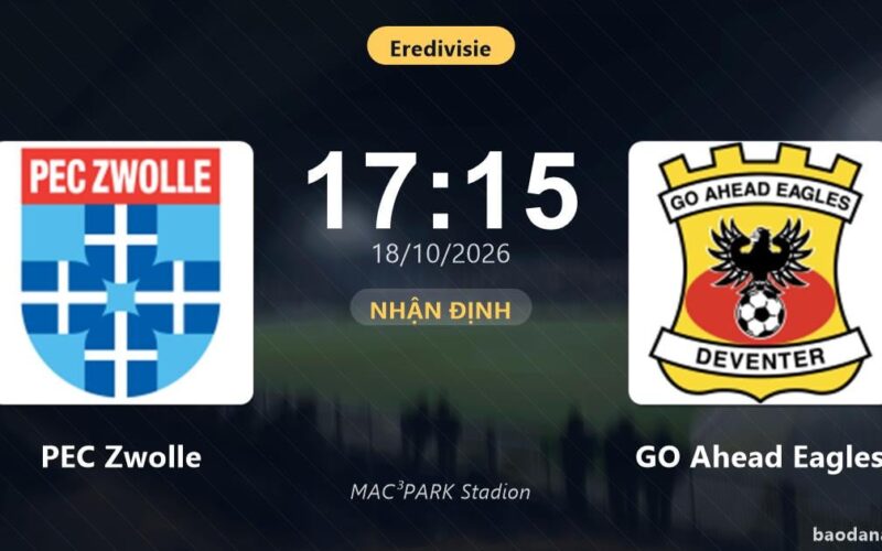 Prediksi Pertandingan PEC Zwolle vs GO Ahead Eagles di 18 Oktober 2026